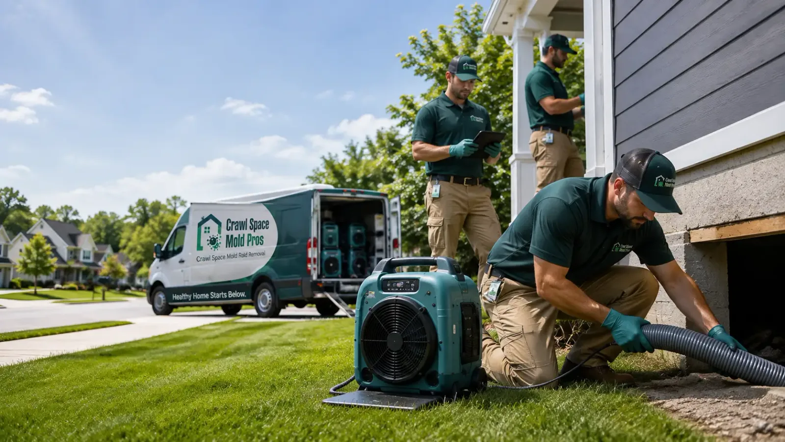 Crawl Space Mold Removal in Wedron, IL